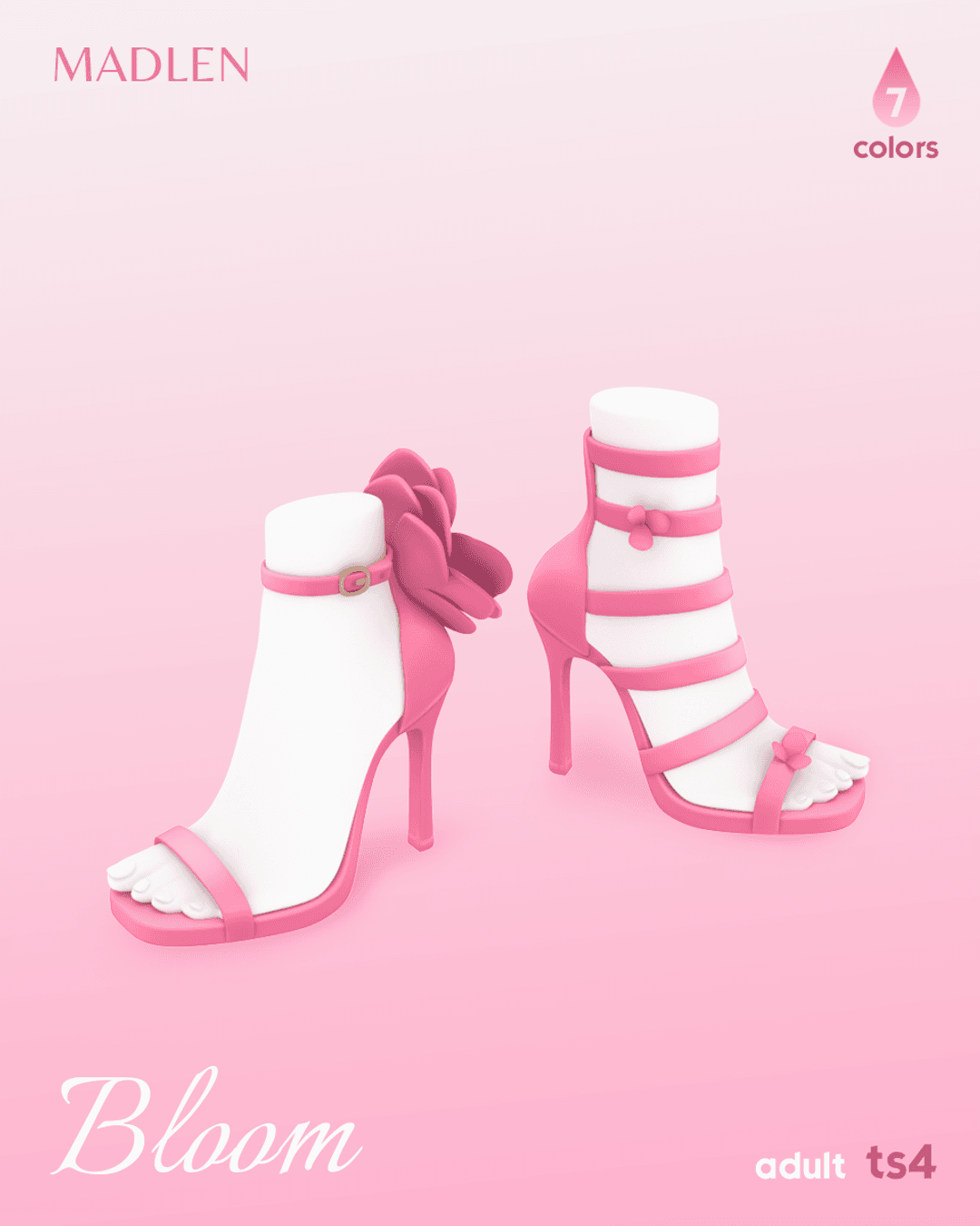 Скриншот мода Сет туфель Bloom Shoe